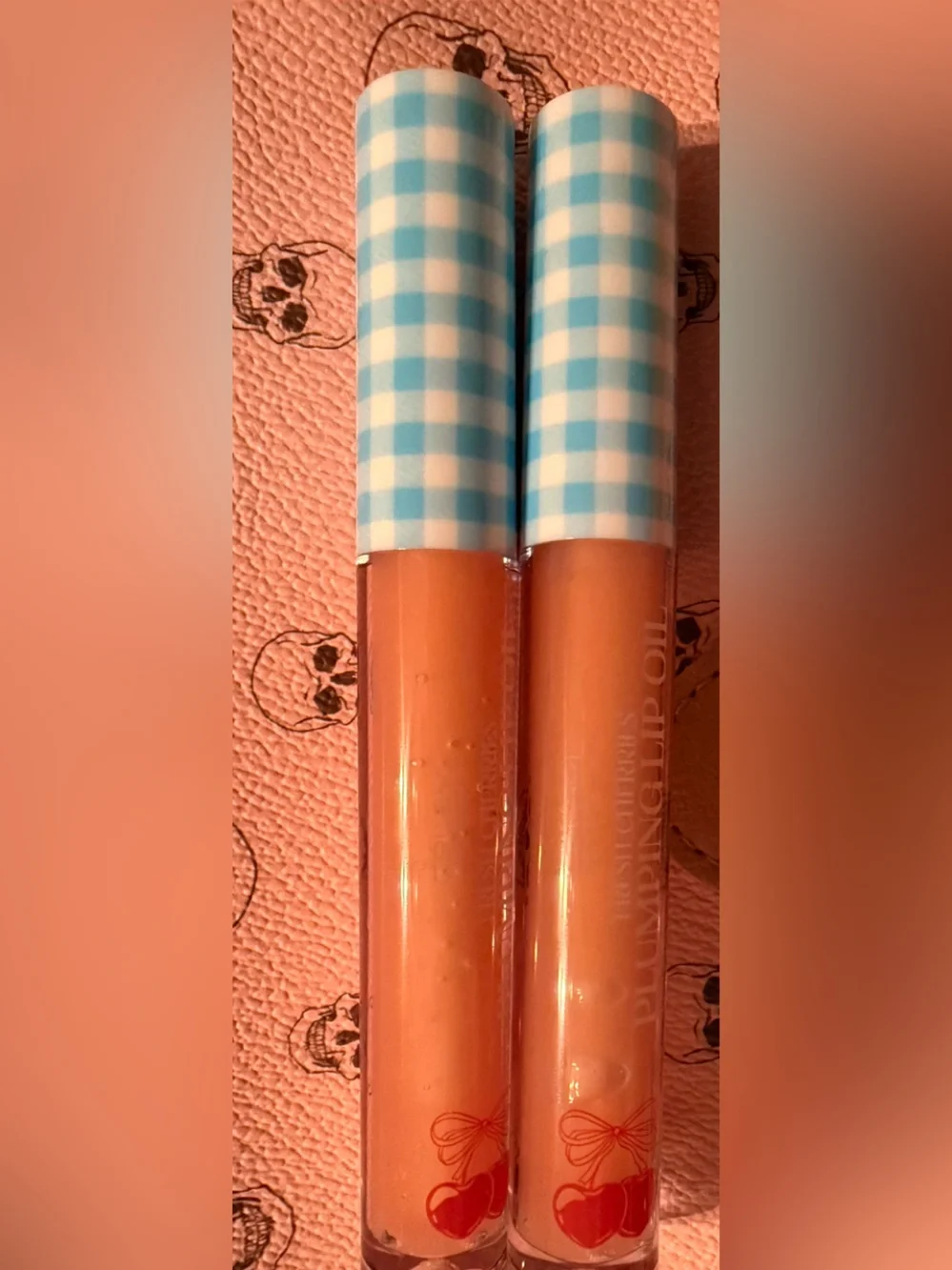 (2) New Celavi Fresh Cherries Lip Plumping Oil